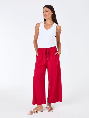 Shore Pant - Cherry