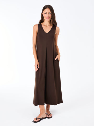 Dione Dress - Coffee Bean