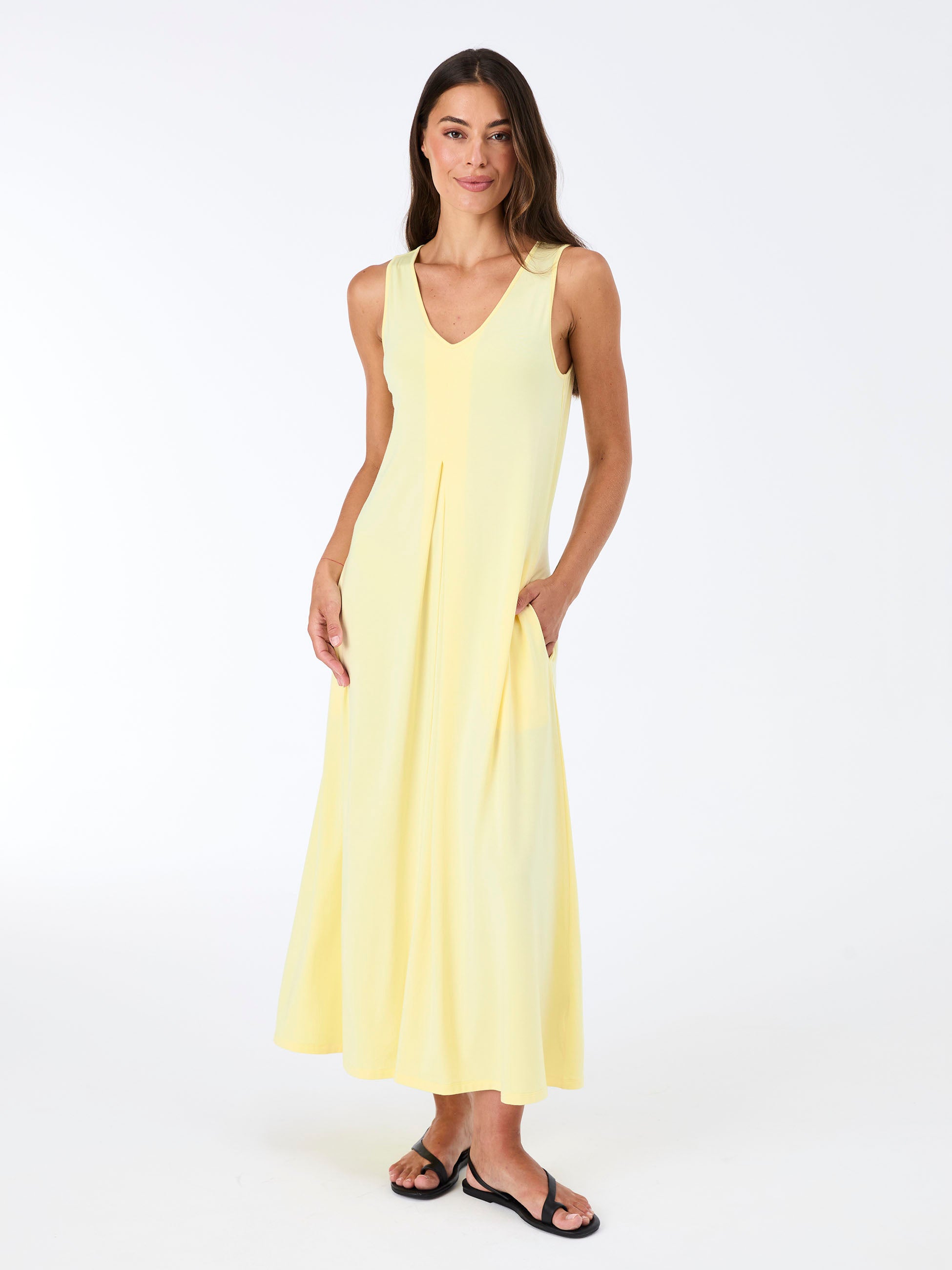 Dione Dress - Pale Yellow