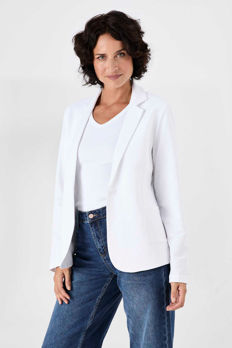 The Classic Jacket - White