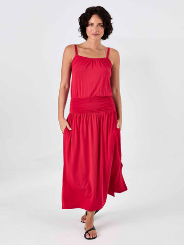 Imogen Dress - Cherry