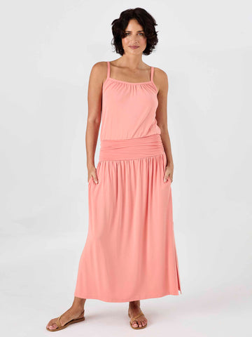 Imogen Dress - Apricot
