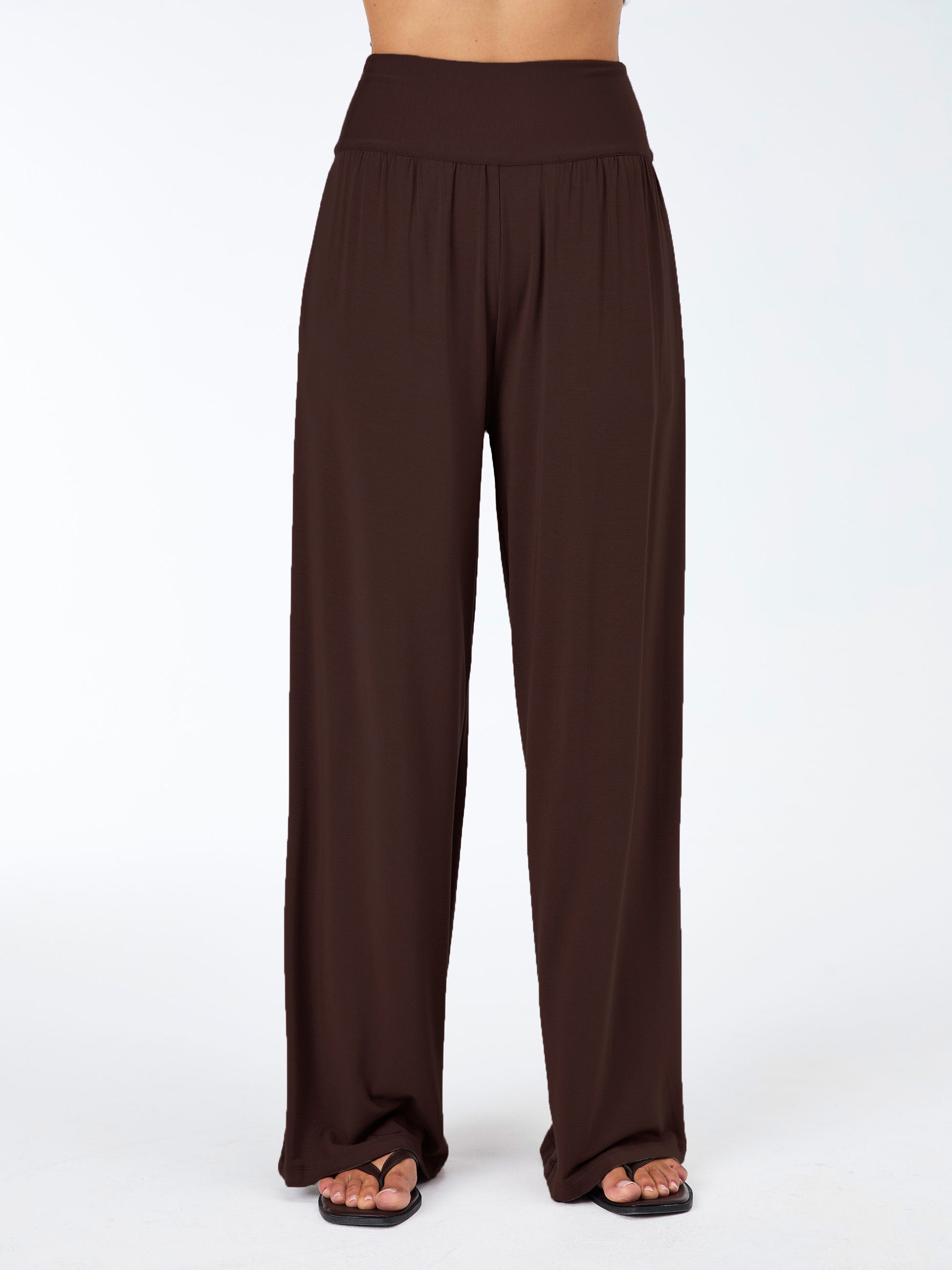 Nomad Modal Wide Leg Pant - Coffee Bean