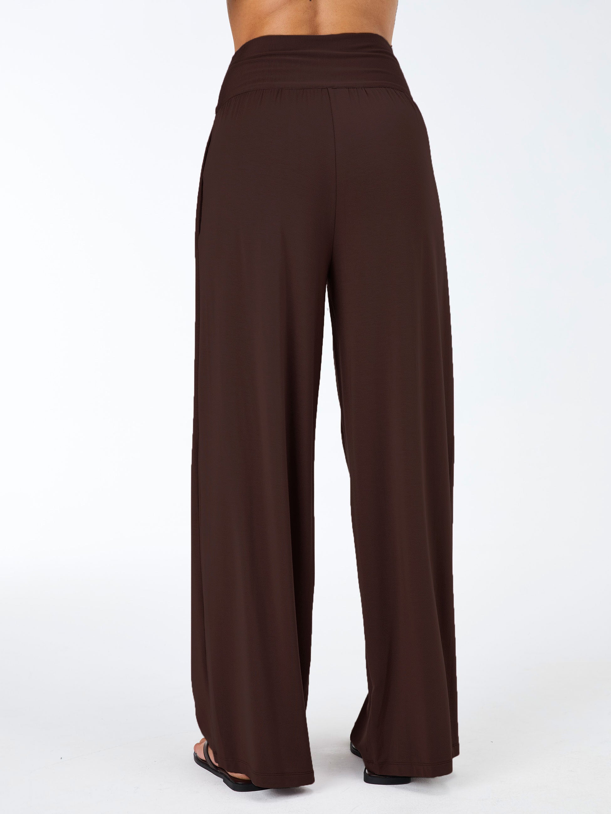 Nomad Modal Wide Leg Pant - Coffee Bean