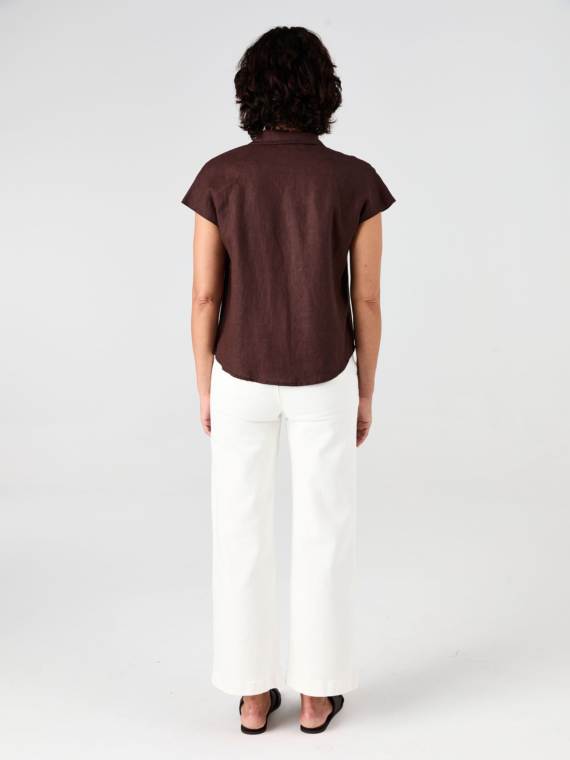 Laurel Linen Shirt - Mocha