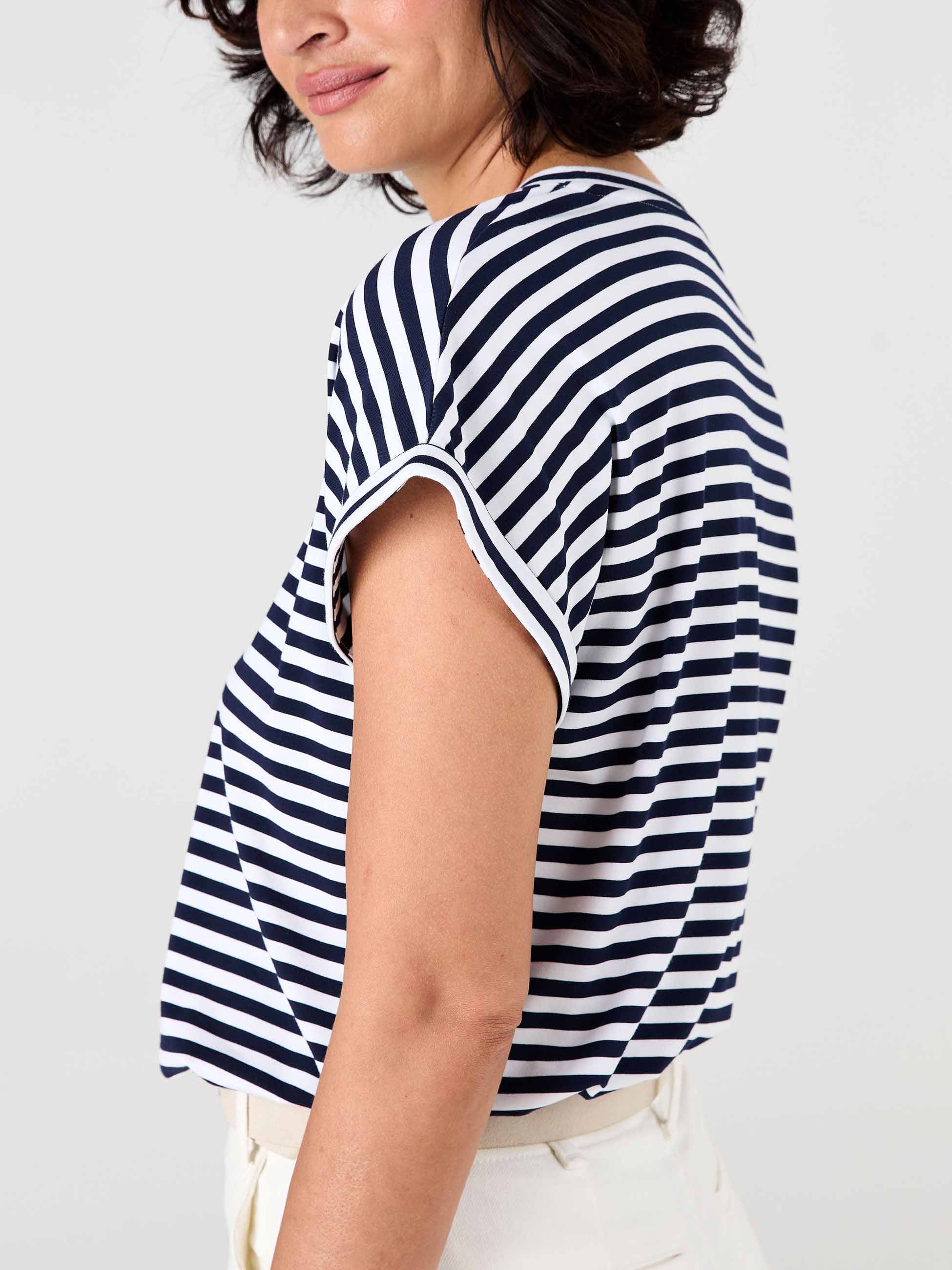 Jessica Oversized Tee - Navy