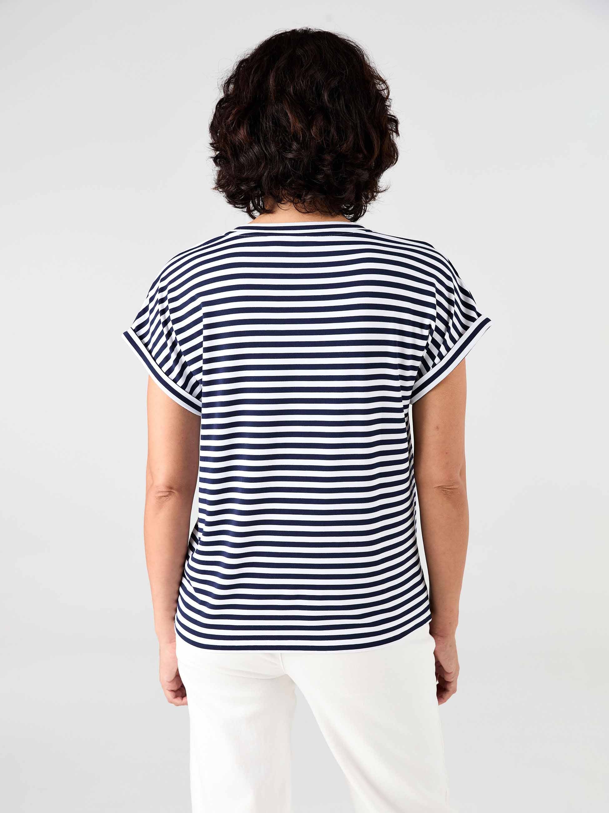 Jessica Oversized Tee - Navy