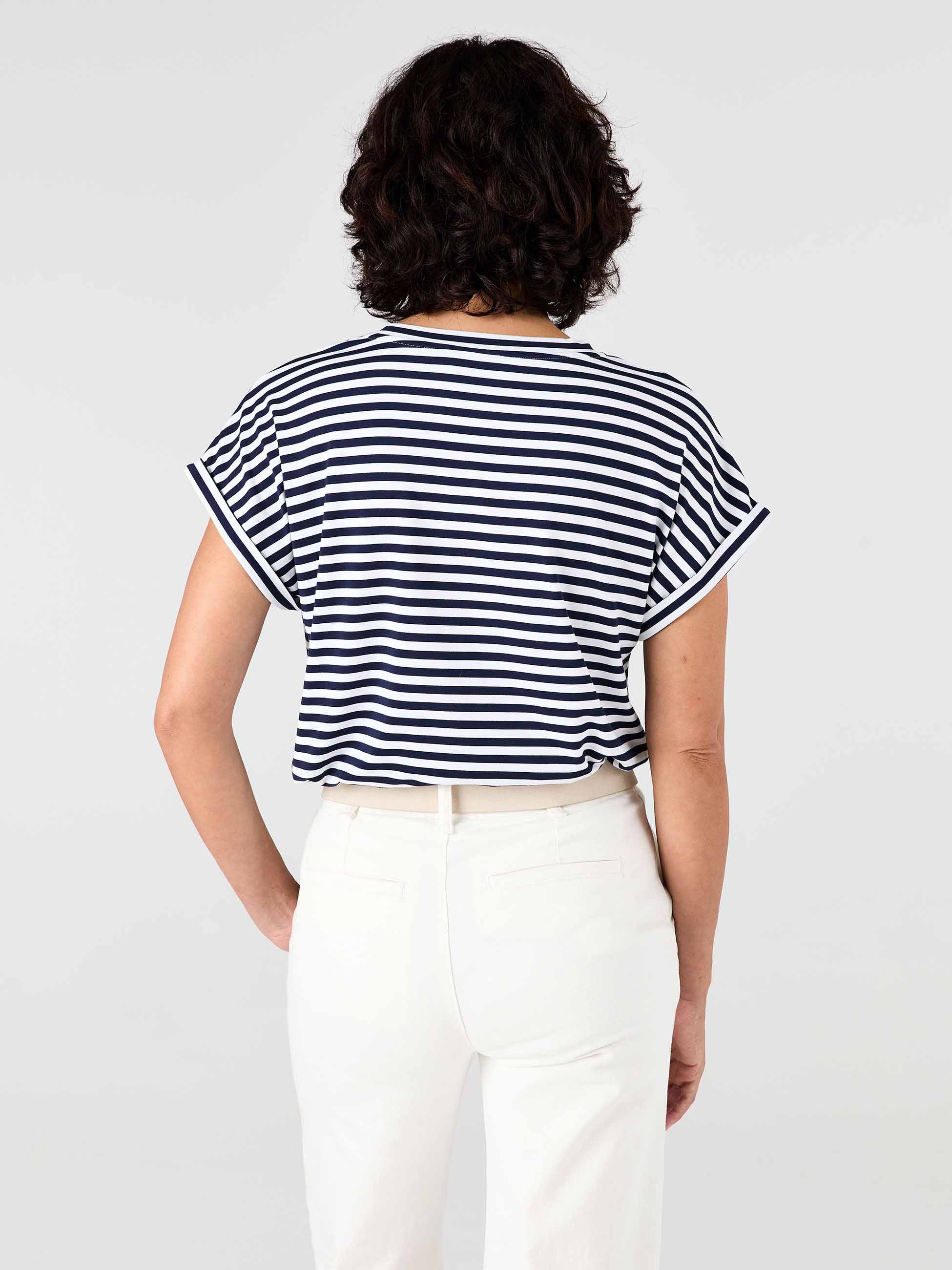 Jessica Oversized Tee - Navy