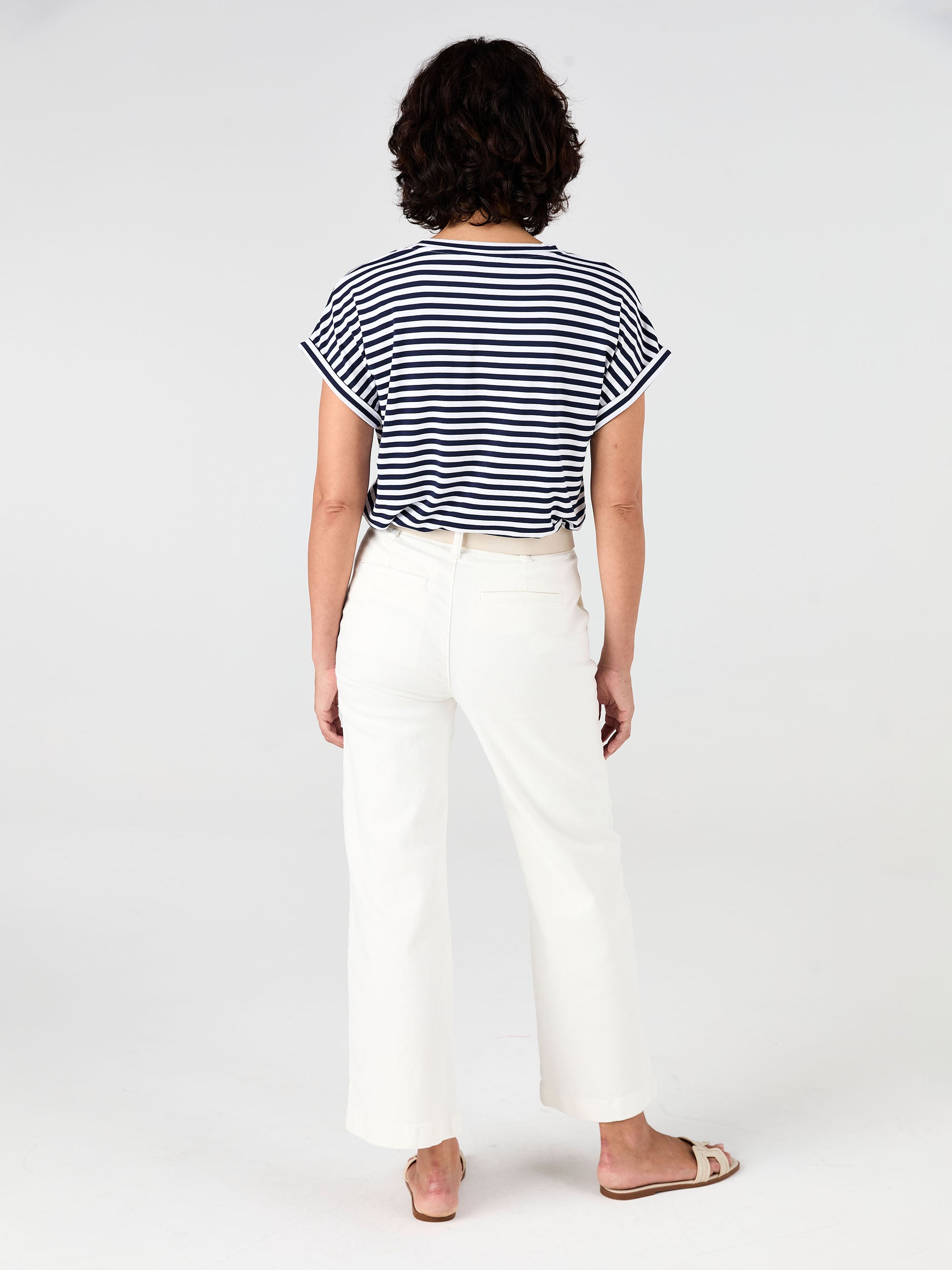Jessica Oversized Tee - Navy
