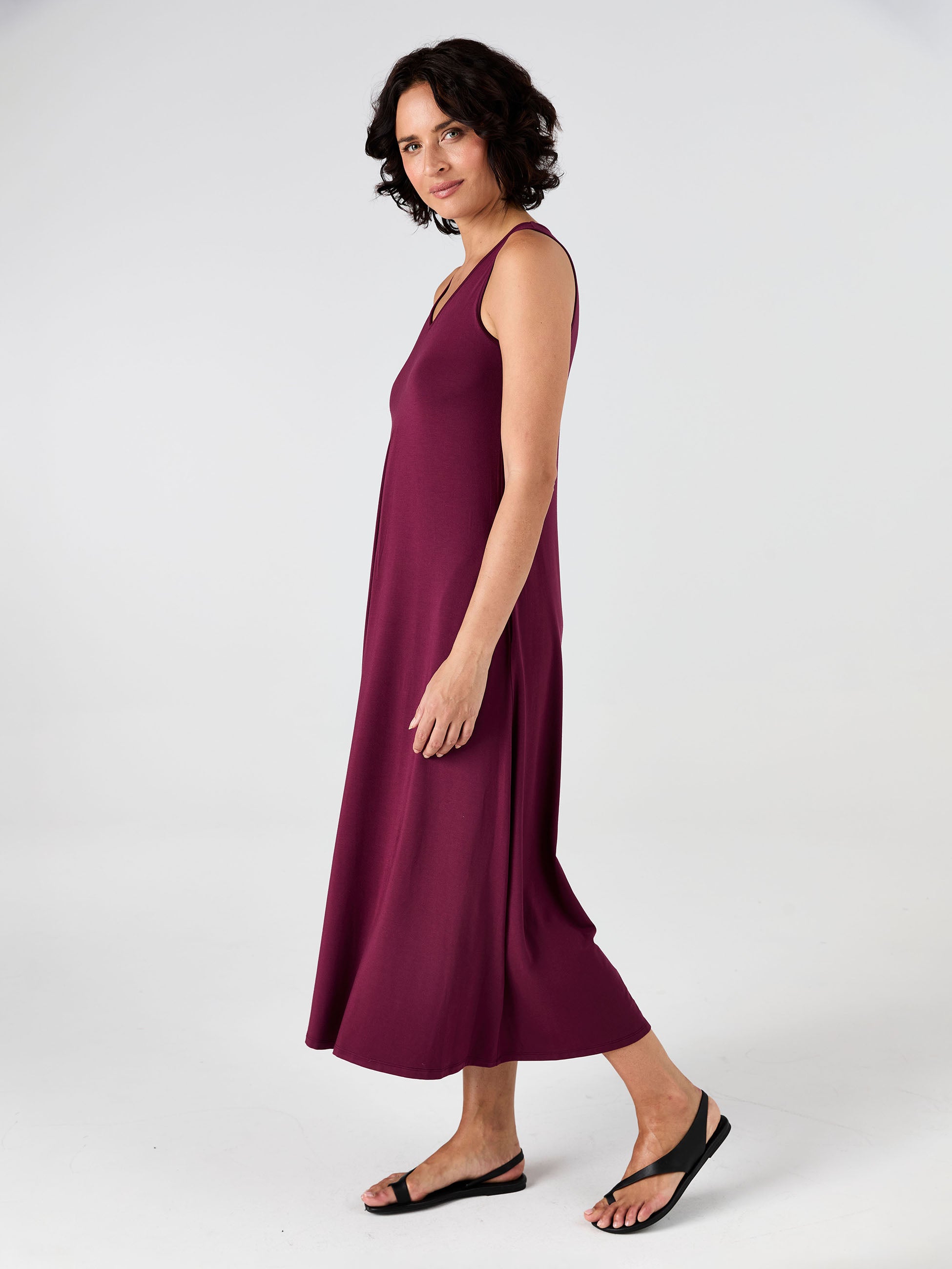 Dione Dress - Ruby