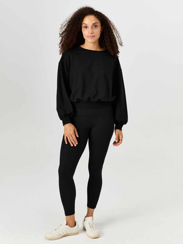 Soft Touch  Pocket 7/8  Legging - Black