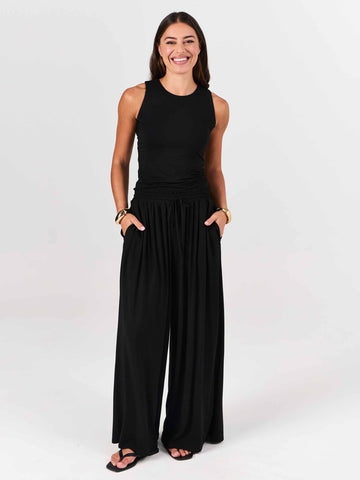 Rose Modal Pant - Black
