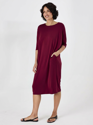 Easy Flow Dress - Sangria