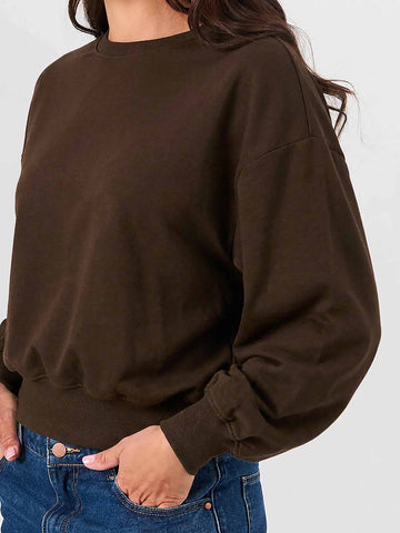 Samara Sweatshirt - Coffee Bean