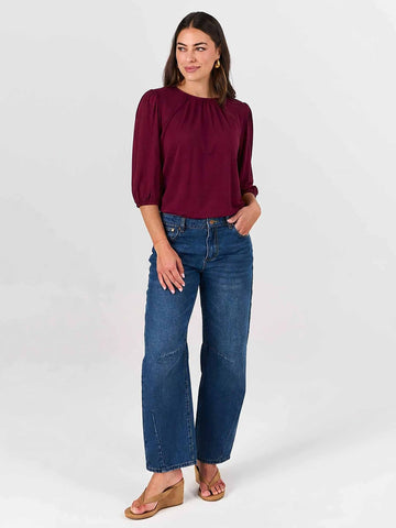 Millie Modal Top - Sangria