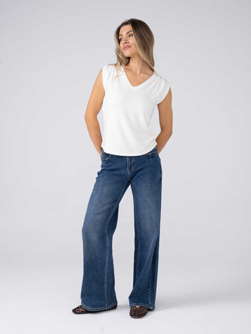 Katya Modal Top - Soft White