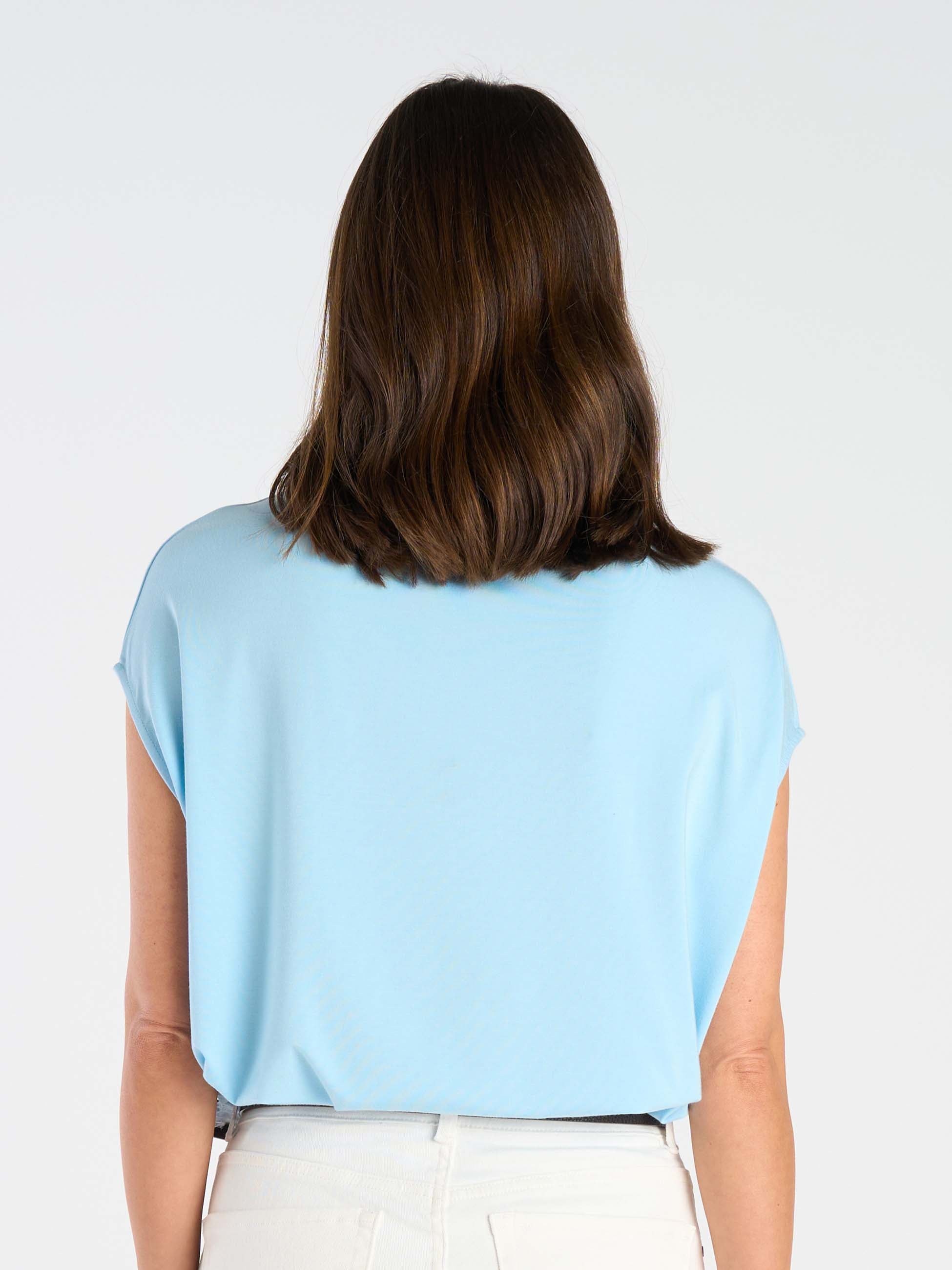 Modal Luxe Layer Tee - Airy Blue
