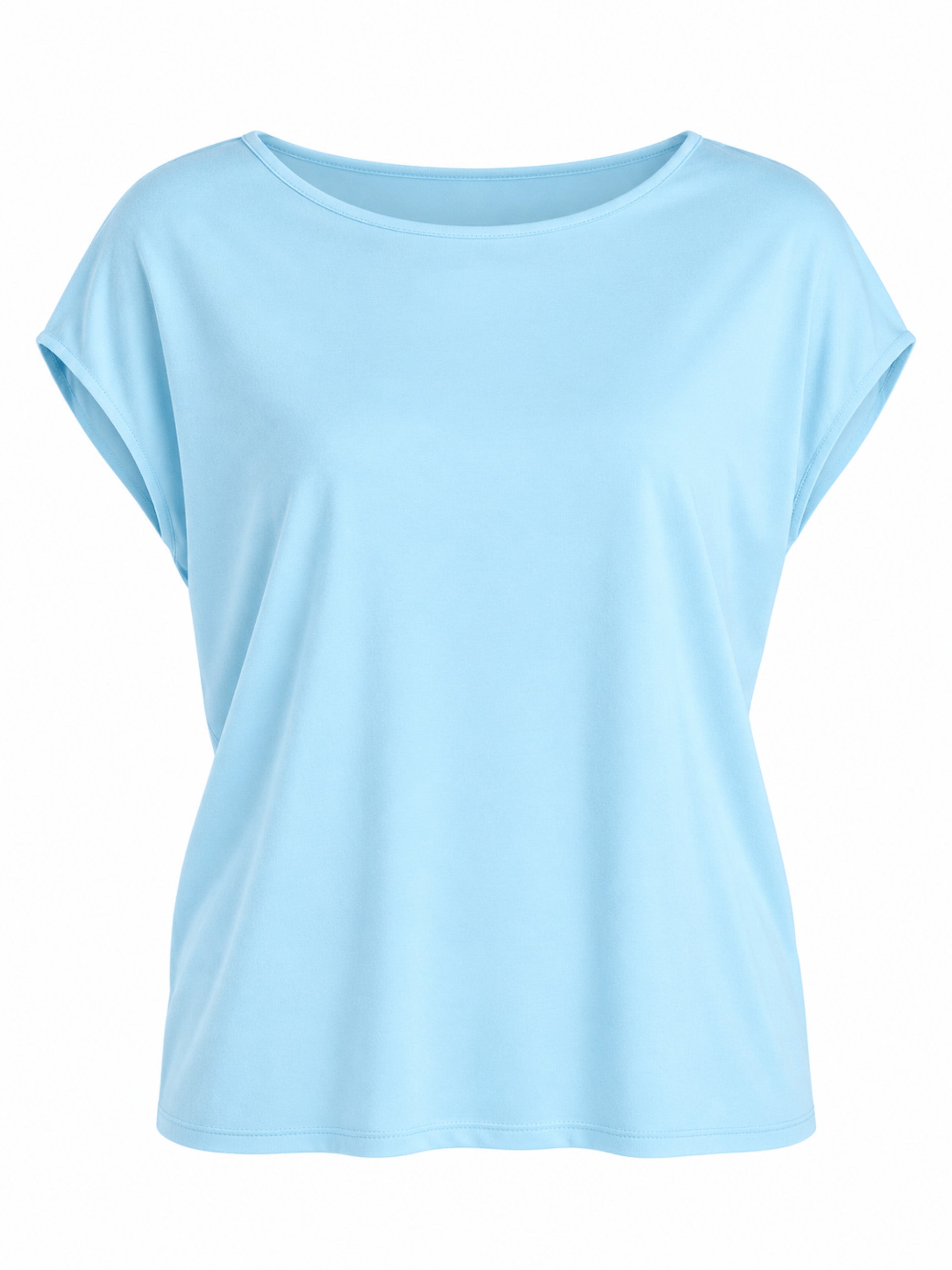 Modal Luxe Layer Tee - Airy Blue