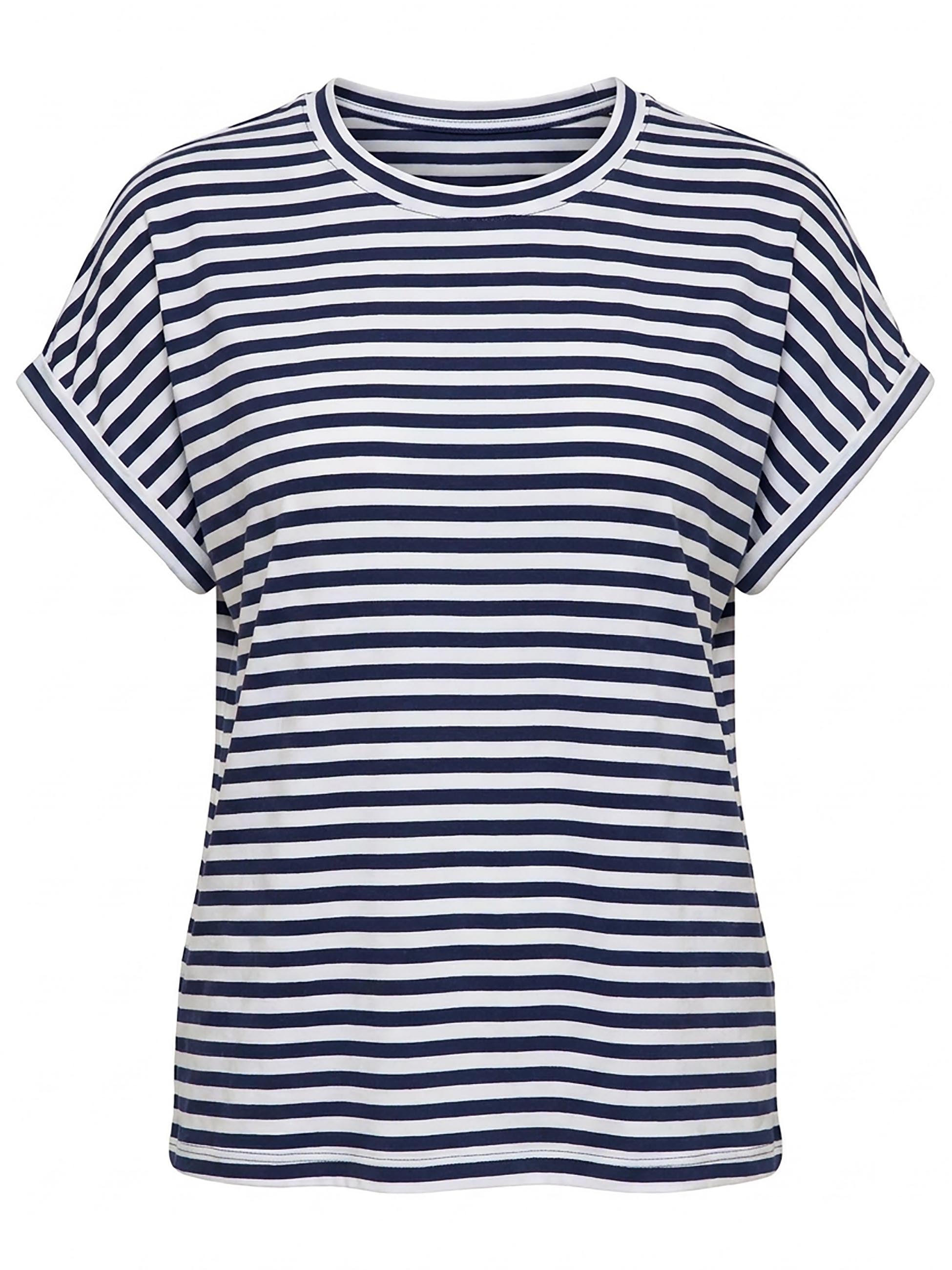 Jessica Oversized Tee - Navy